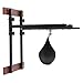 TouSuaRSi Speed Bag Platform Kit Heavy Duty Boxing Training Equipment Black Speed Bag Platform Set Adjustable Height for Home Boxing Gyms Fitness