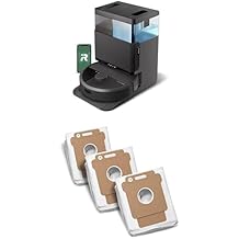 Bundle of iRobot Roomba Plus 405 G181 Combo Robot Vacuum & Mop with AutoWash Dock - + iRobot  Roomba  Authentic Replacement Parts-Replacement Dirt Disposal Bags, 3Pack