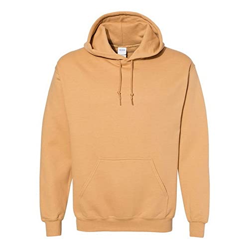 Image of Gildan Men's Heavy Blend Drawcord Hooded Sweatshirt, Safety Pink