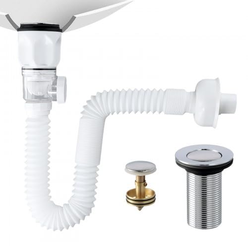 VARIOSAN Set Di Scarico Universale Valvola POP UP Per Lavabo/lavandino - Foto 9