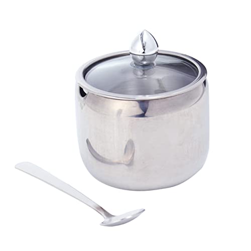 LIGIGWASH Condimentos Inoxidable Multifuncional Especias Almacenamiento de Sal y Cocina