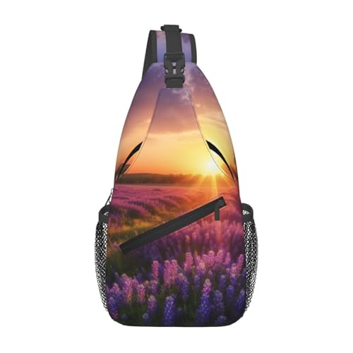 Bolso cruzado para hombre bolso de pecho bandolera negra miniatura 1