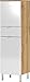 Germania Szafa 8532-552 GW-MAURESA, imitacja dębu Grandson/biały, fronty o wysokim połysku, z szufladą, 34x120x34 cm (szer. x wys. x gł.)