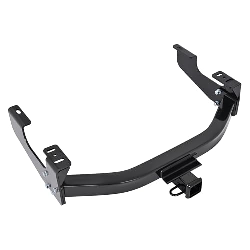 ALMULOO Class 4 Trailer Hitch Compatible with 1997-2016 Ford F-150 250 350 450 2-Inch Receiver Black Towing Hitch