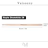 Vaisoeny Drum Sticks,2B Drumsticks for Adults,12 Pairs Classic Maple Wood Drumsticks for Kids, Professional Musical Instrument Percussion Accessories #1