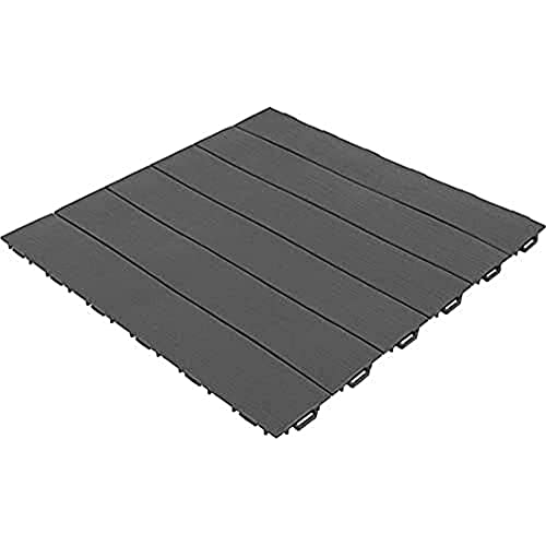 Art Plast Dalle clipsable Jardin Effet Bois - Marron