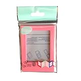 ALCXAZS Bilderrahmen in Hülle und Fülle, leicht zu reinigende Rahmen für Polaroidfotos, Bilderrahmen für Fotos, ABS Rahmen für Bilder, Fotokarten, Rosa