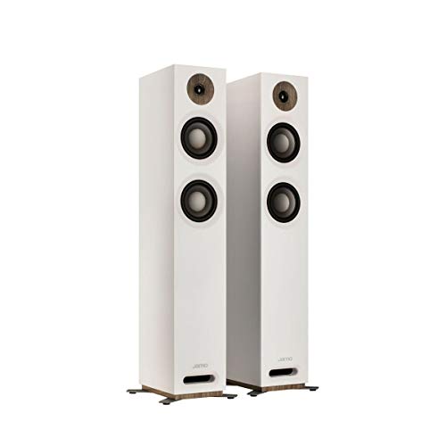 Jamo S 807 W par 200W Blanc Haut-Parleur - Hauts-parleurs (avec Fil, 200 W, 42-26000 Hz, 8 Ohm,...