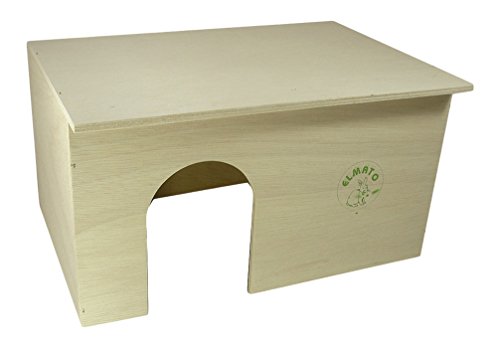 Elmato Bunny Family Zwerghasenhaus, für große Nager, 43 x 27 x 23,5 cm
