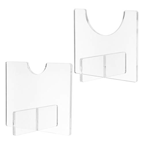 POPETPOP Baseball Bat Display Holder Stand Acrylic Rack for Collecting Boys and Girls Adults Bats Space-Saver Desktop Display