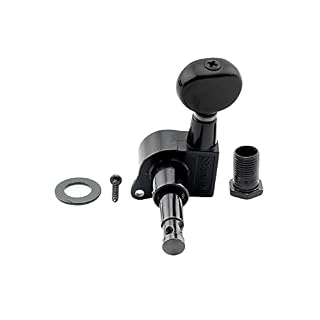 Wilkinson 6 en Ligne E-Z-LOK Bouton Mini Ovale Mécaniques pour Fender Strat/Tele Guitare électrique, Noir - Les Beatles, Paul McCartney, John Lennon, RIngo Starr, George Harrison Wilkinson 6 en Ligne E-Z-LOK Bouton Mini Ovale Mécaniques pour Fender Strat/Tele Guitare électrique, Noir – Image 5