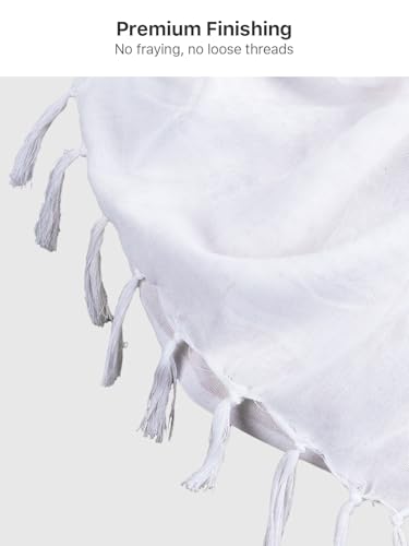 Image of FREE SOLDIER Scarf Military Shemagh Tactical Desert Keffiyeh Head Neck Scarf Arab Wrap with Tassel for Men Women