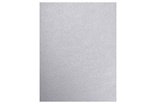 LUXPaper 8.5” x 11” Cardstock for Crafts and Cards in 105 lb. Silver