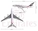 Skymarks Lite Emirates A380 1/250 Collectible Aircraft Model with Display Stand – Highly Detailed, Injection Molded Plastic, Officially Licensed, 10.75