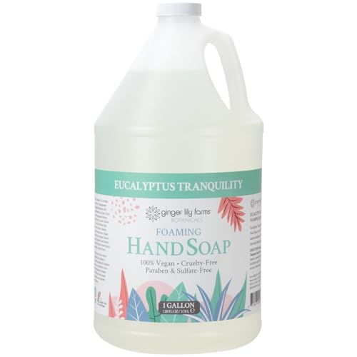 Ginger Lily Farms Botanicals Foaming Hand Soap, 128oz, Eucalyptus