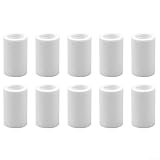 PP-Baumwoll-Filterkartuschen für Wasserreiniger, mehrschichtige, dichte Struktur für Verunreinigungen, breite Kompatibilität für Filtersysteme, 36 x 23 mm, weißer Zylinder, 10 Stück