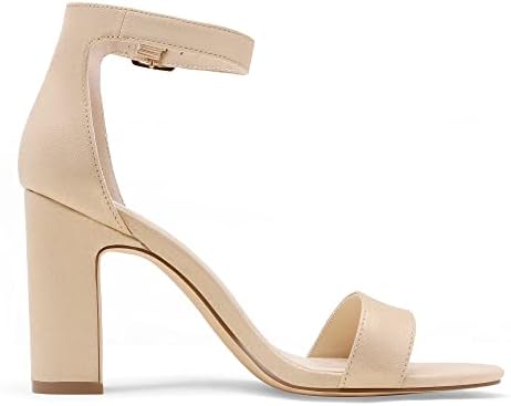 DREAM PAIRS Damskie klasyczne sandały na obcasie