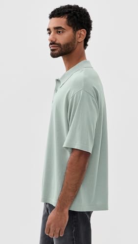 FRAME Men's Cotton Silk Polo Sweater4