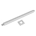 Keenso Shower Extension Arm Made of Stainless Steel, Stretchable Rain Shower Head for Practical Bathing, Bathroom Tool