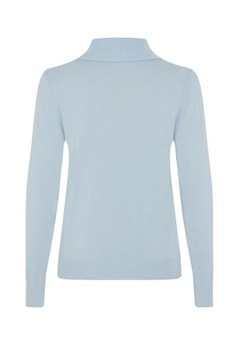 Image of Style & Republic Women's 100% Cashmere Slim Turtleneck Pullover Sweater