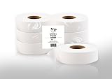 Le Cheeky Panda 0841161106350100% durables de bambou naturel Luxe Rouleau de papier toilette Maxi Jumbo papiers pour distributeur, 2 plis, 300 m X 7,6 cm (lot de 6)