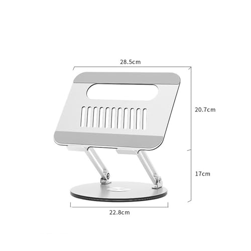 Soporte para portátil giratorio de aluminio ajustable miniatura 4