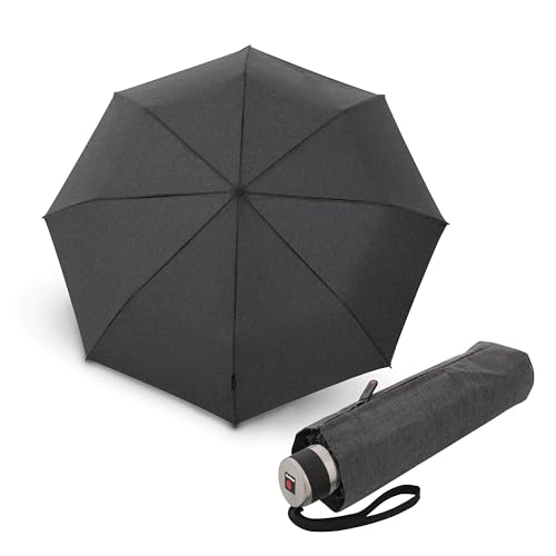 Parapluie Knirps C.041 Chrome Matt avec finition de haute précision noir