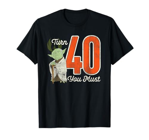 Idée cadeau Star Wars Yoda t-shirt 40 ans pour homme et femme