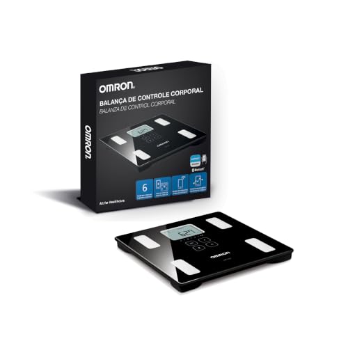 Balança Bioimpedância Digital Bluetooth Omron HBF-222T Balança Corporal Conectada