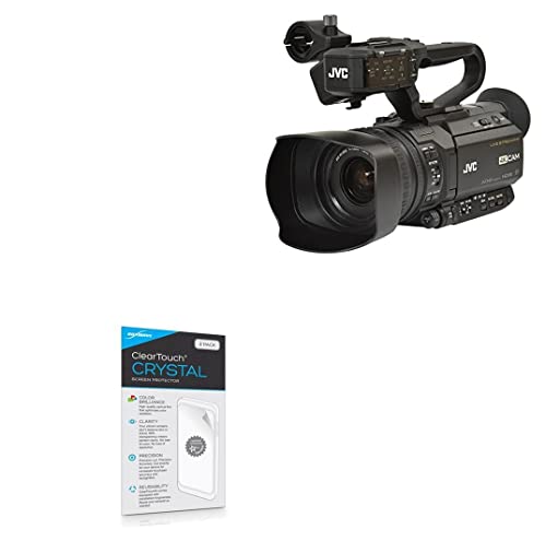 BoxWave Screen Protector Compatible with JVC GY-HM250 - ClearTouch Crystal (2-Pack), HD Film Skin - Shields from Scratches