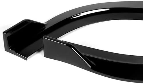 3 Pieces Front Bumper Lip Spoiler Splitter Side Body Kit Trim Protection Compatible with 2015-2023 Chrysler 300, 2016 2017 2018 2019 2020 2021 2022 (Painted Black)