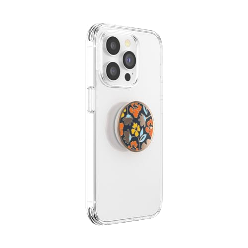 Image of PopSockets Adhesive Phone Grip, Holder, Phone Stand, Flower - Enamel Petal Frenzy