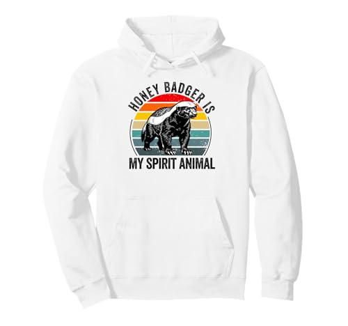 Honey Badger Is My Spirit Funny Honey Badger ���B���e�[�W ���g�� �p�[�J�[