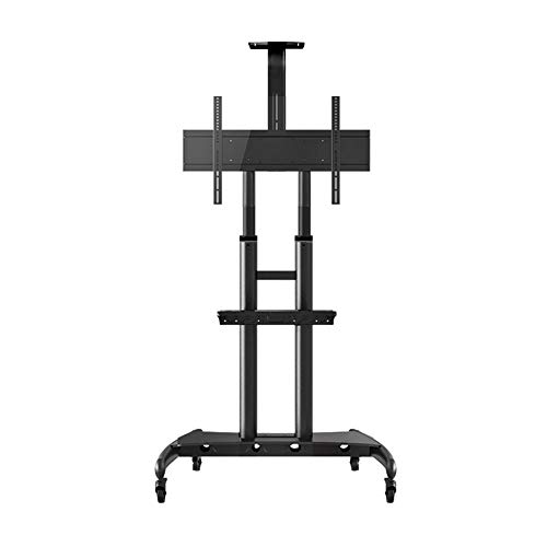Soporte de Piso para TV con Estante de Vidrio para Pantallas 32-65" miniatura 1