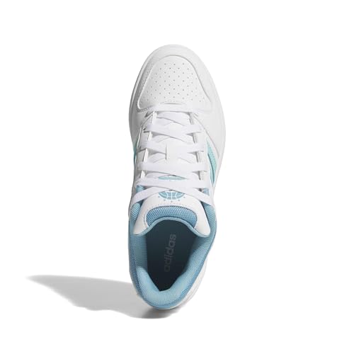 adidas Damen Hoops Classic Shoes, FTWR White/Flash Aqua/preloved Blue, 36 2/3 EU – Ansicht 2