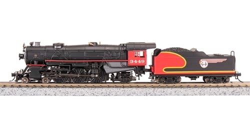 Broadway Limited 7982 Heavy Pacific 4-6-2, ATSF 3449, Warbonnet Fantasy Scheme, Paragon4 Sound/DC/DCC, N Scale