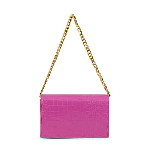 Image of Miraggio Mila Women's Shoulder Sling Clutch - Pink