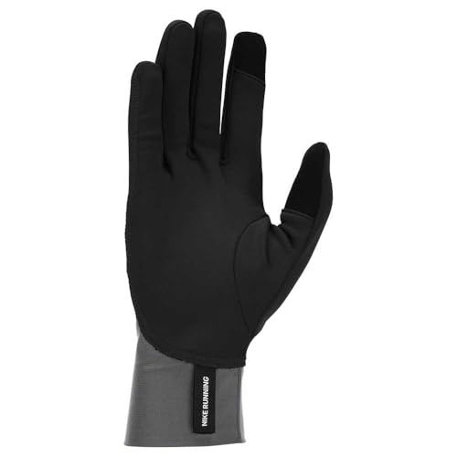 Nike Mens 2024 Pacer Midweight Running Gloves (L) (Black)