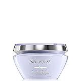 Kérastase Blond Absolu, Mascarilla Reparadora, Reconstructora y Fortalecedora, Para Pelo Dañado y Decolorado, Con Ácido Hialurónico, Masque Cicaextrême, 200 ml