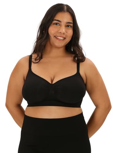 Image of UNDERNEAT Women Wireless Shaping Bra with Adjustable Straps | Gentle Lift and Seamless Fit | Non-Padded Bra for Women | Breathable Fabric for All Day Comfortable Wear