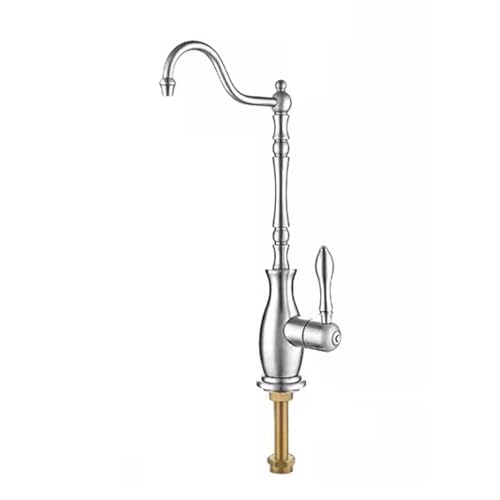 Robinet 1/4 cuisine chrome pour filtre à eau potable d'évier