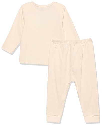 Amazon Brand - Jam & Honey Unisex Baby Full Sleeve Thermal Set Off White - Image 2 thumbnail