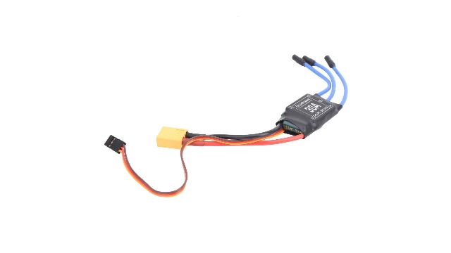 VINGVO RC 45A 4 Pôles ESC Contrôleur de vitesse ESC sans balai sans capteur 45A 4 pôles étanche