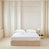 baldacchino letto singolo fai da te Design stabile: il telaio del letto a baldacchino in metallo è collegato da interfacce filettate e i quattro angoli sono bloccati attraverso giunti a T, la struttura è robusta. Il design della base del telaio a baldacchino può impedire al telaio di muoversi, fornendo una migliore stabilità e un supporto affidabile per il sonno.