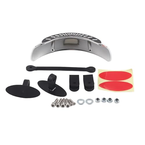 Espejo retrovisor universal para motocicleta parabrisas central retrovisor moto universal 180