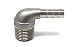 CONCORD 304 Stainless Steel Barbed Elbow Hose 3/8" Barb Hose to 1/2" NPT Male. Home Brew Fitting.