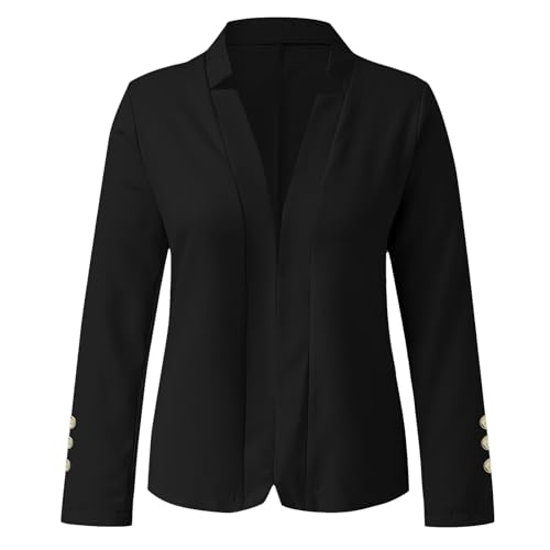 Business Blazers for Women Casual Open Front Long Sleeve Work Office Suit Dressy Lightweight Jackets Fall clothes 20252