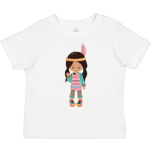 inktastic Native American Girl, Cute Girl, Brown Hair Toddler T-Shirt