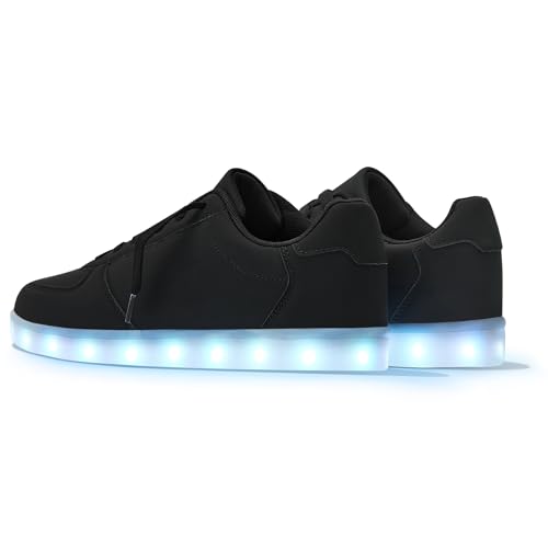 Image of Unisex LED Shoes - Fashion Light Up Sneakers, Breathable USB Charging Glowing Luminous LED Shoes for Men Women