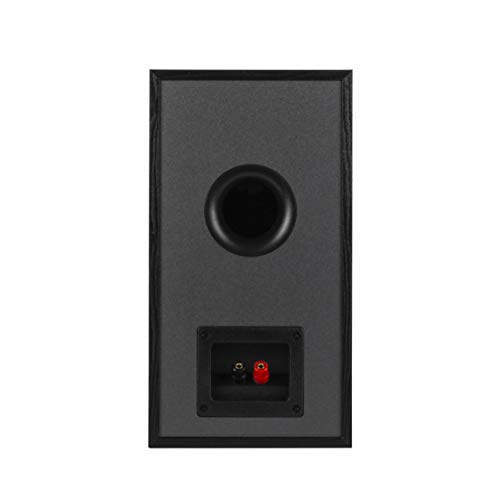 Image of Klipsch R-51M Bookshelf Speakers (2 Pairs) with R-52C Center Channel Home Speaker and R-80SWi 8-inch 150W Wireless Subwoofer (Black) Bundle